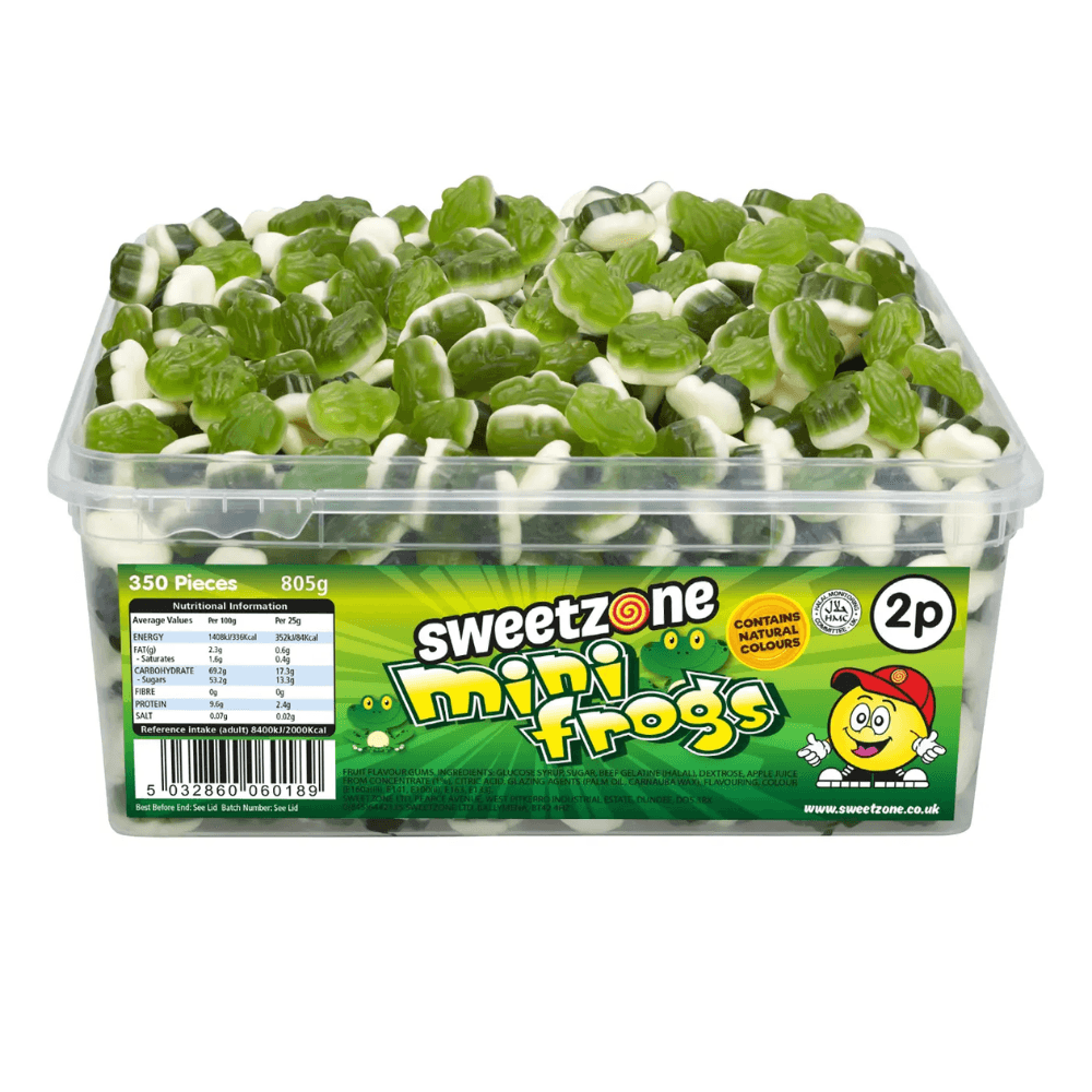 Sweetzone Mini Frogs 2p Tub 805g