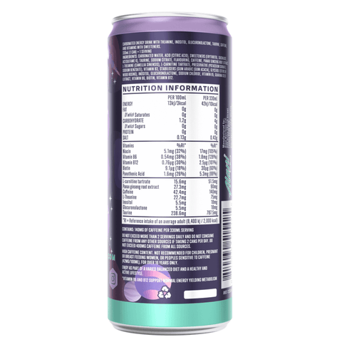 Alani Nu Cosmic Stardust Energy Drink 330ml - 24 x 330ml Cans