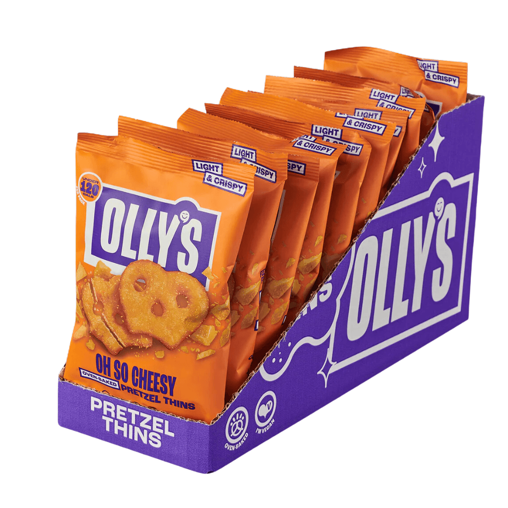 Olly's Oh So Cheesy Oven-Baked Thins Bag 35g - 10 x 35g Bags