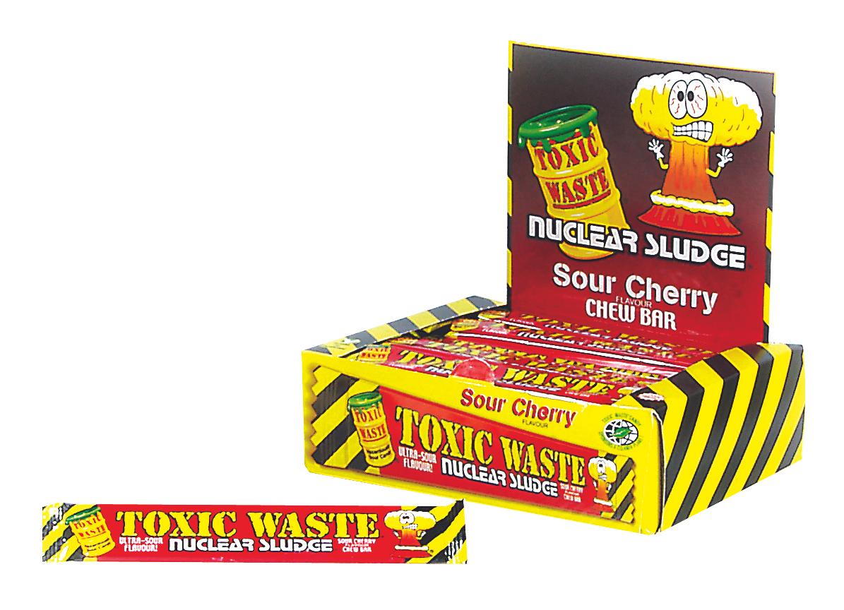 Toxic Waste Cherry Chew Bars 20g - 50 x 20g Bars