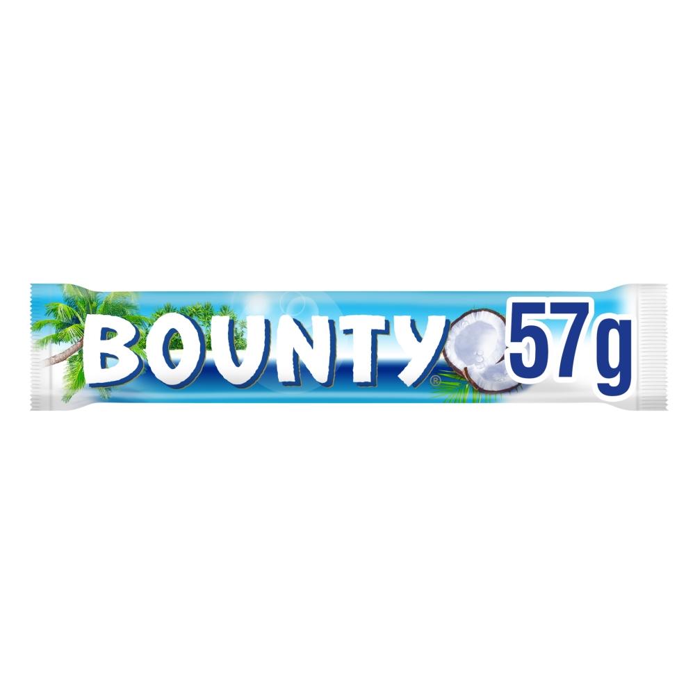 Bounty Coconut & Milk Chocolate Snack Bar Duo 57g - 24 x 57g Bars