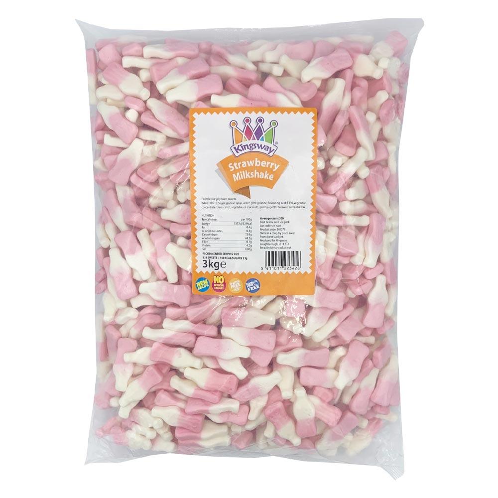 Kingsway Strawberry Milkshake Bottles