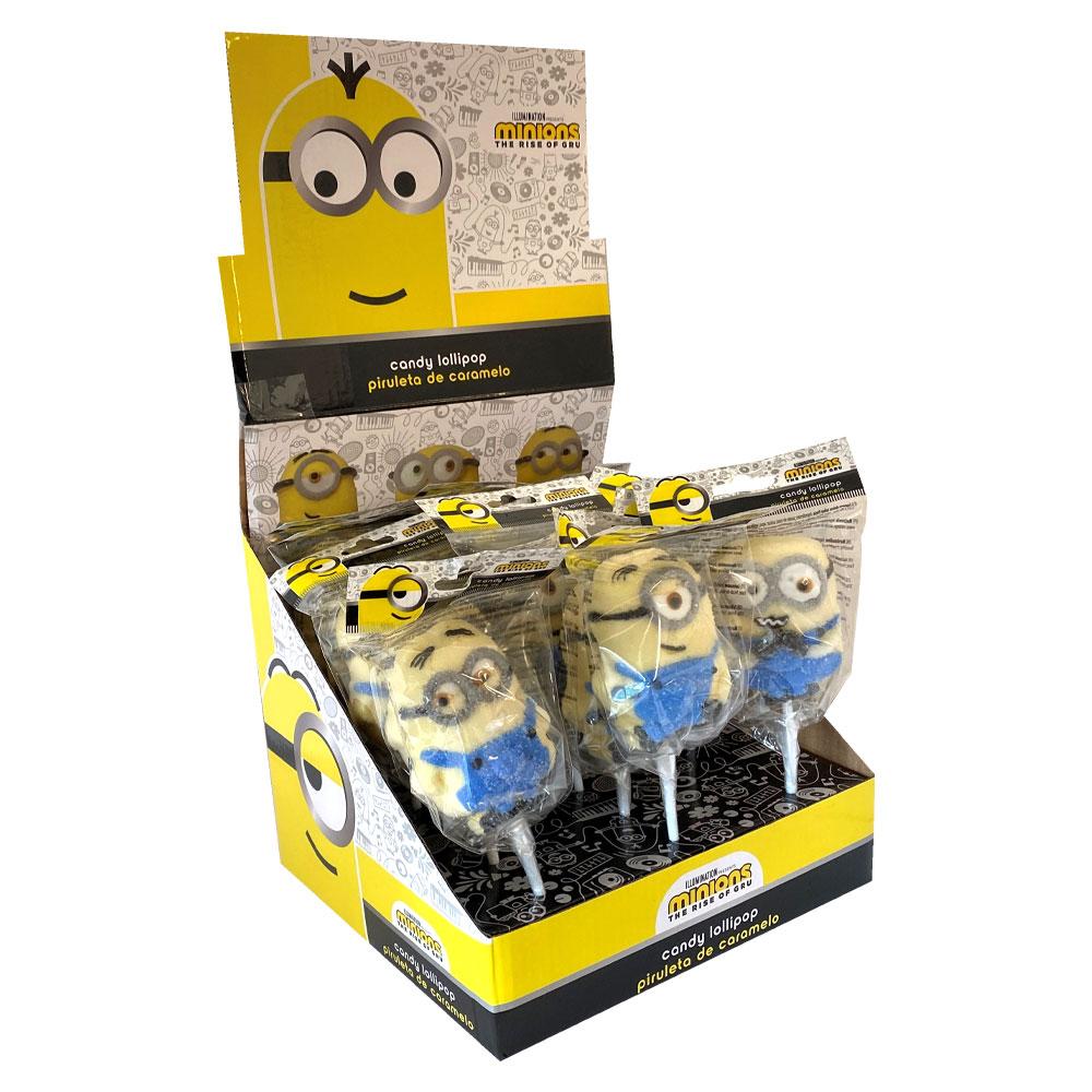 Minions Mallow Lollipops 30g - 18 x 30g Lollipops