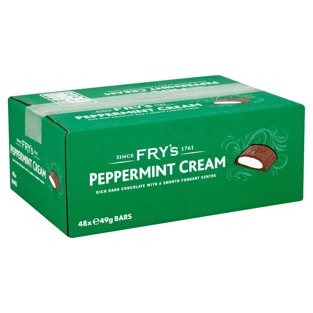 Fry's Peppermint Cream Chocolate Bar 49g - 48 x 49g Bars