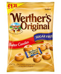 Werther's Original Sugar Free Butter Candies Bags 65g £1.25 PMP - 12 x 65g Bags
