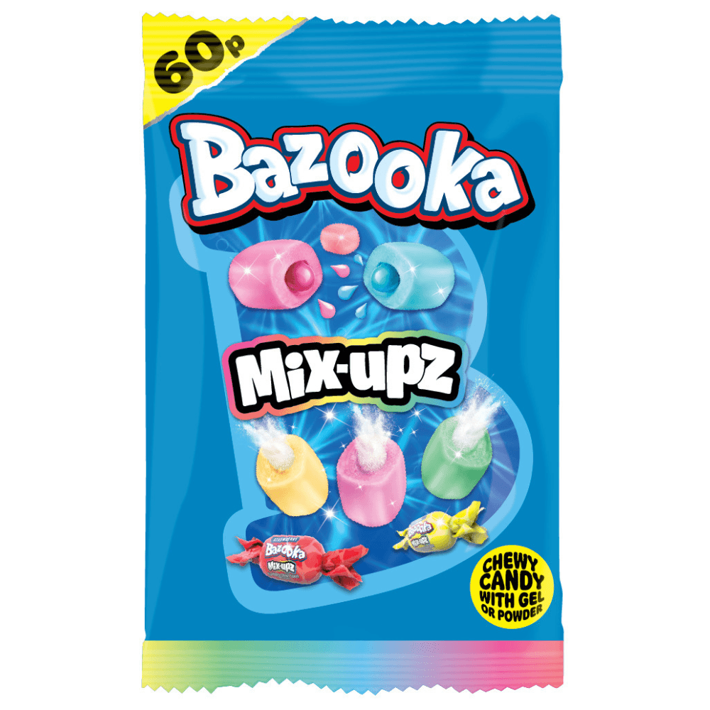 Bazooka Mix-Upz Bag 45g 60p PMP - 24 x 45g Bags
