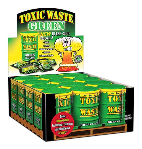 Toxic Waste Green Drum - 12 x 42g Drums