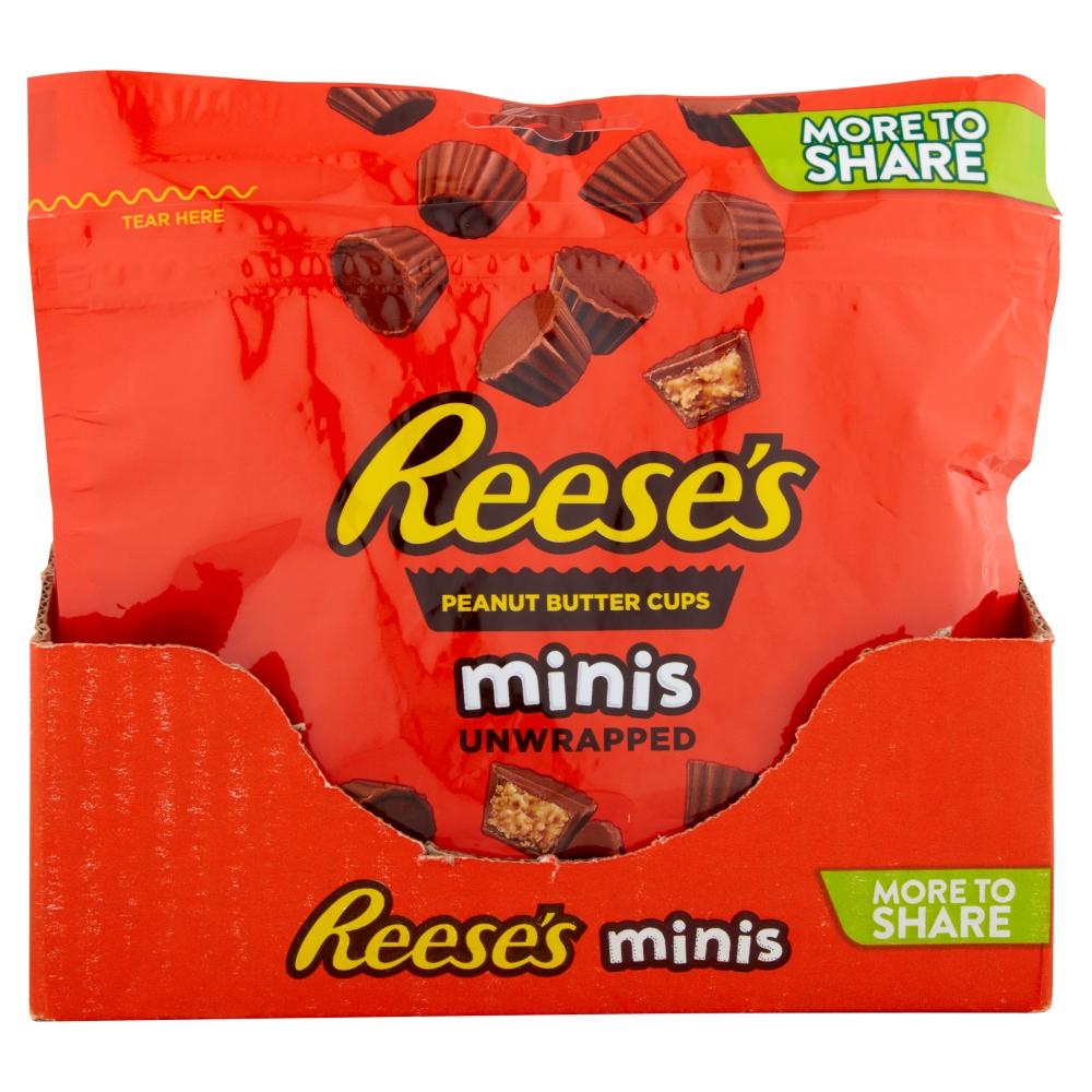 Reese's Minis Unwrapped Peanut Butter Cups More to Share 185g - 7 x 185g Bags