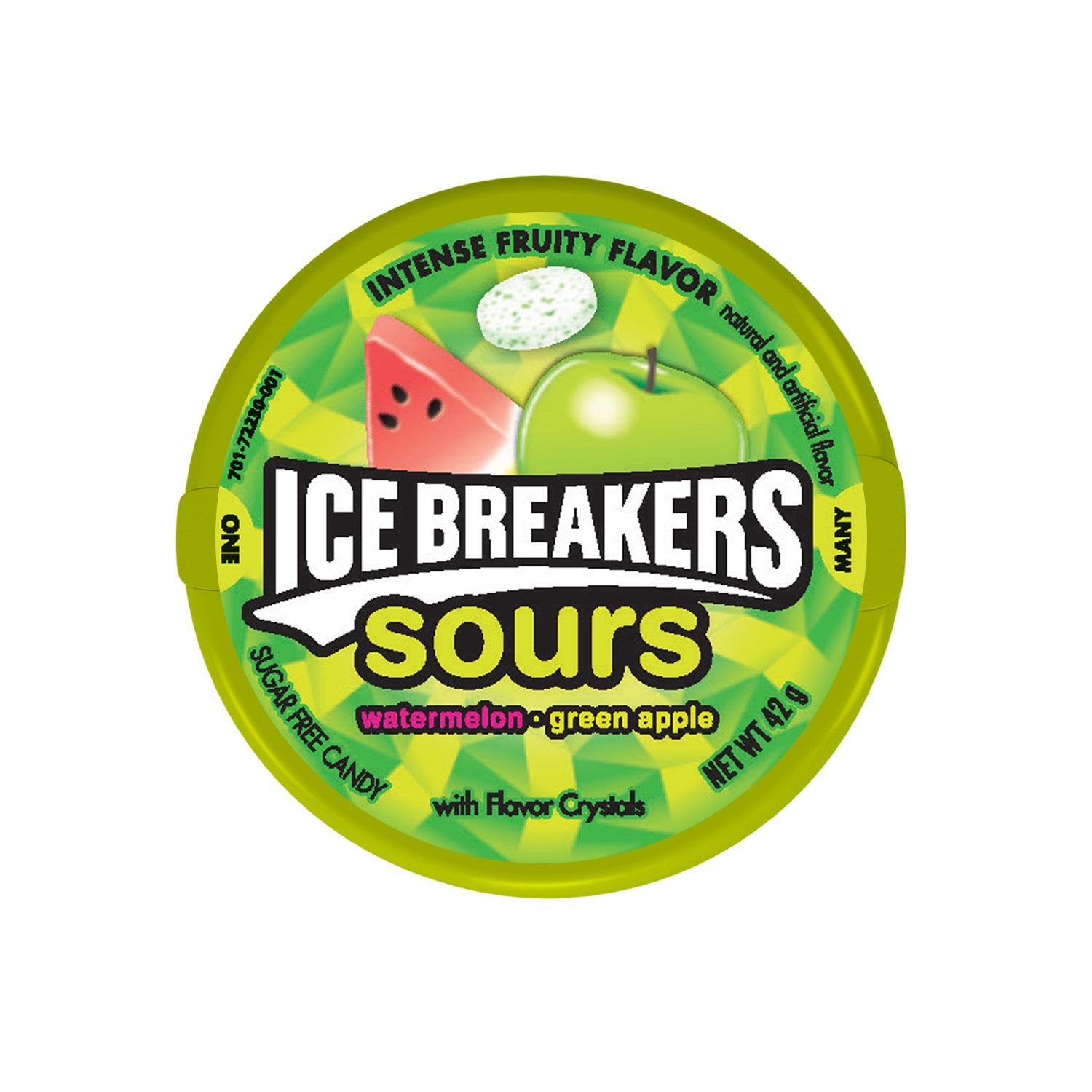 Ice Breakers Fruit Sours Sugar Free 42g - 8 x 42g Packs