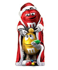 M&Ms Milk Chocolate Christmas Santa Shape with Mini Chocolate M&Ms 100g