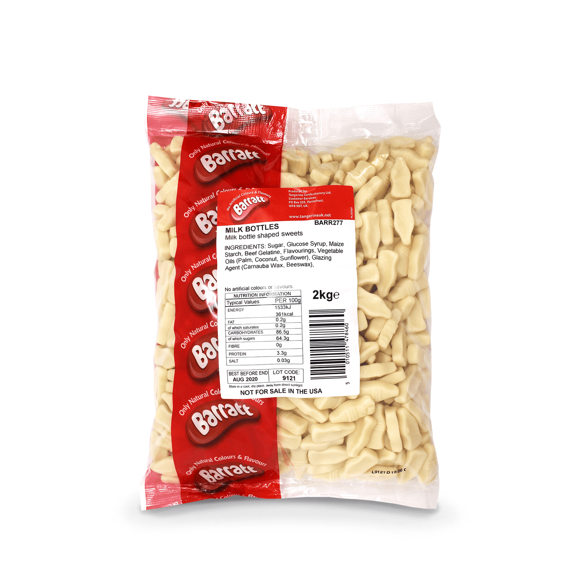 Barratt Milk Bottle Sweets 2kg