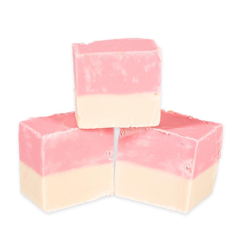 The Fudge Factory Dairy Free Strawberries & Cream Fudge 2kg