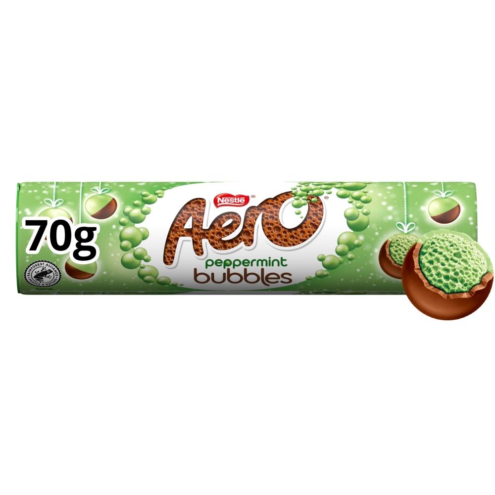 Aero Bubbles Peppermint Chocolate Giant Tube 70g - 15 x 70g Tubes