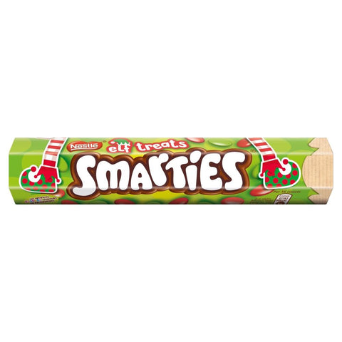 Smarties Elf Treats Milk Chocolate Giant Tube 120g - 20 x 120g Tubes