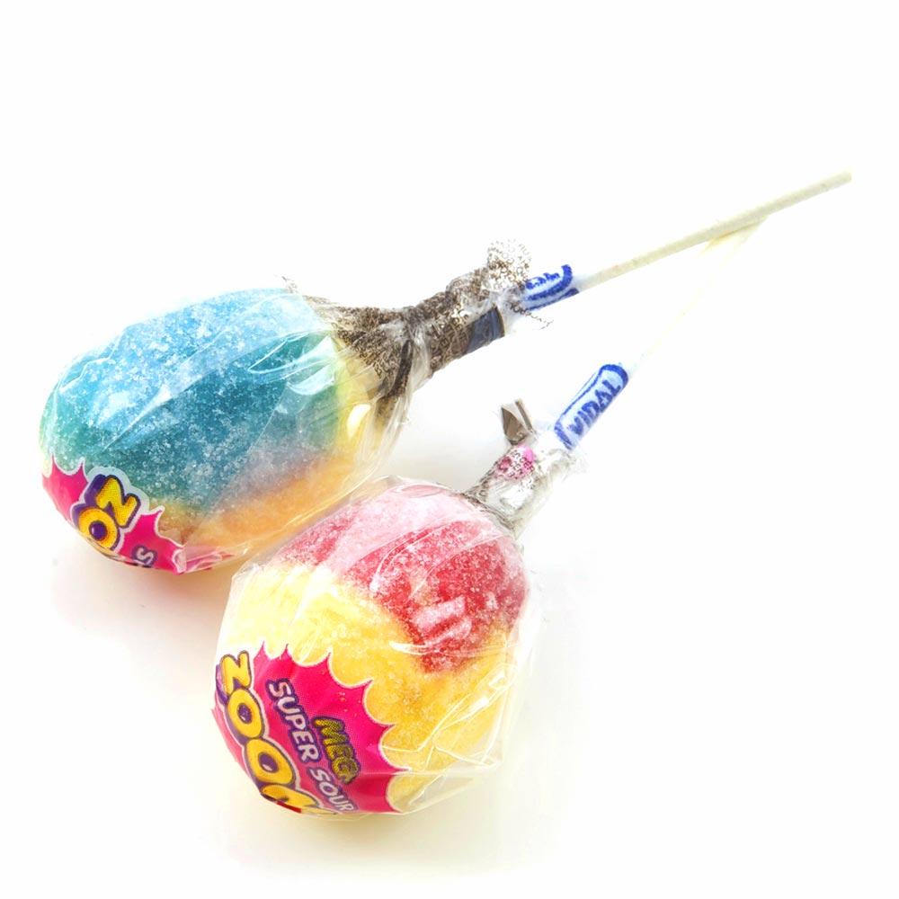 Vidal Super Sour Mega Zoom Lollies