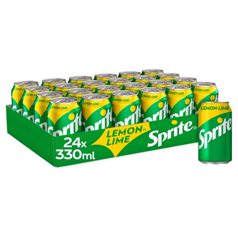 Sprite Cans 330ml - 24 x 330ml Cans
