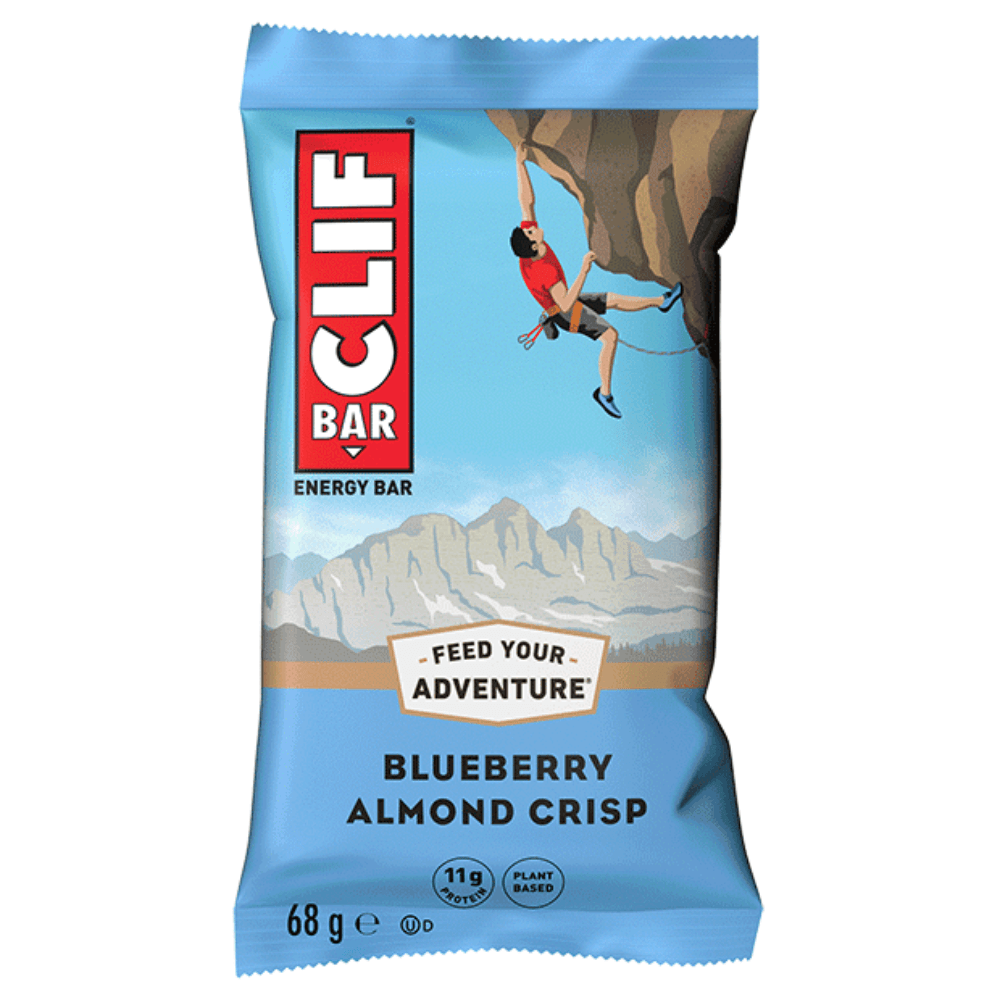 Clif Bar Energy Bar Blueberry Almond Crisp 68g - 12 x 68g Bars