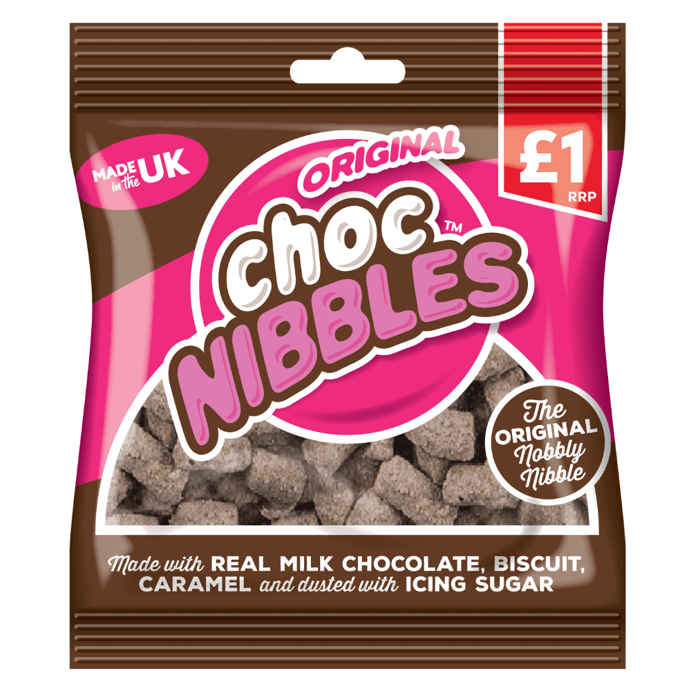 Sweet Dreams Original Choc Nibbles Bag 135g £1 PMP - 12 x 135g Bags
