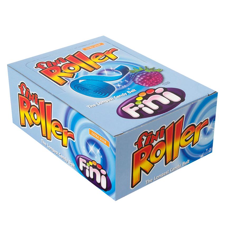 Fini Fizzy Raspberry Rollers - 40 x 20g Packs