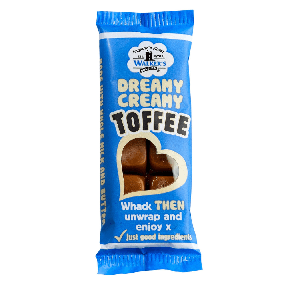 Walker's Nonsuch Dreamy Creamy Toffee Bars 50g - 24 x 50g Bars