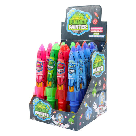 Crazy Candy Factory Light Up Planet Painter 35ml - 16 x 35ml Packs