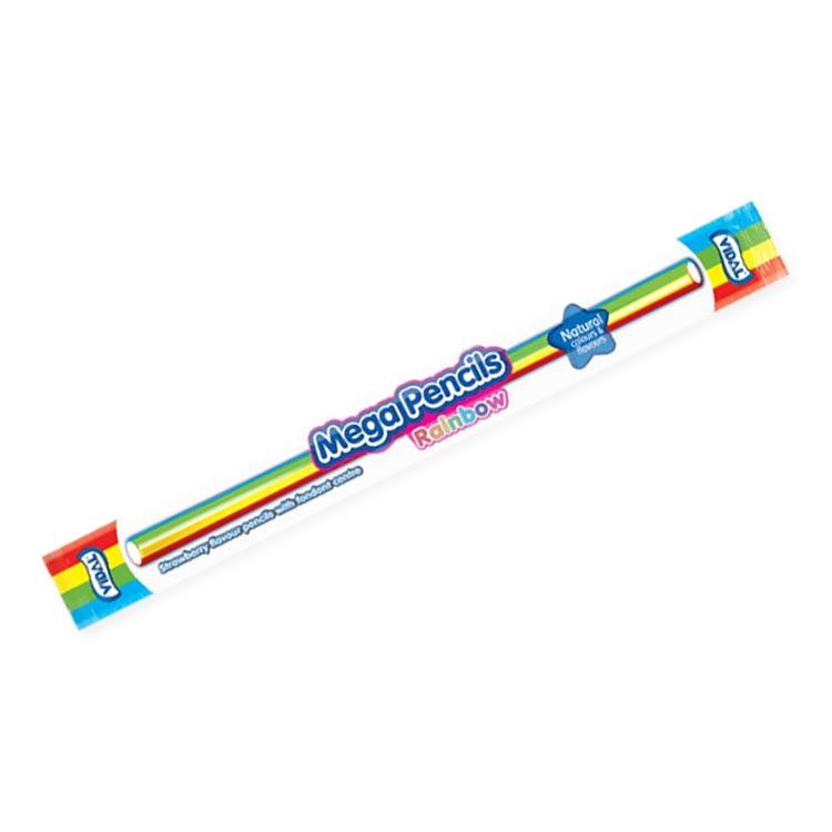 Vidal Mega Rainbow Pencils 25g - 50 x 25g Packs
