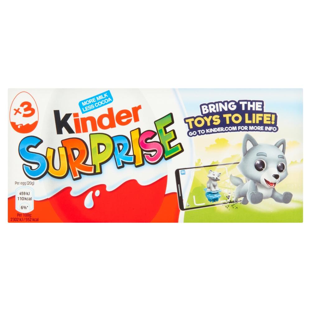 Kinder Surprise 3 Pack 60g
