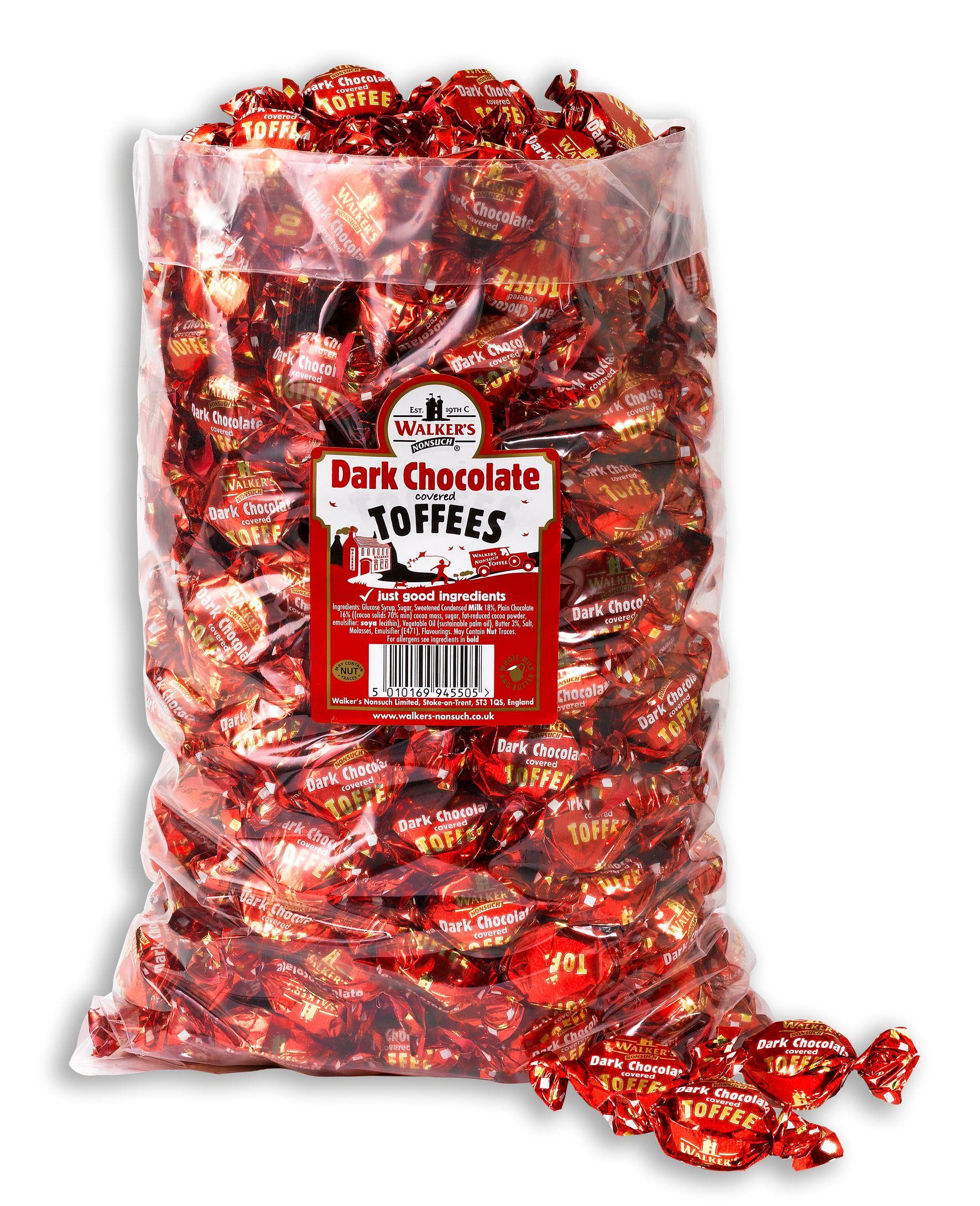 Walker's Nonsuch Dark Chocolate Covered Toffees 2.5kg