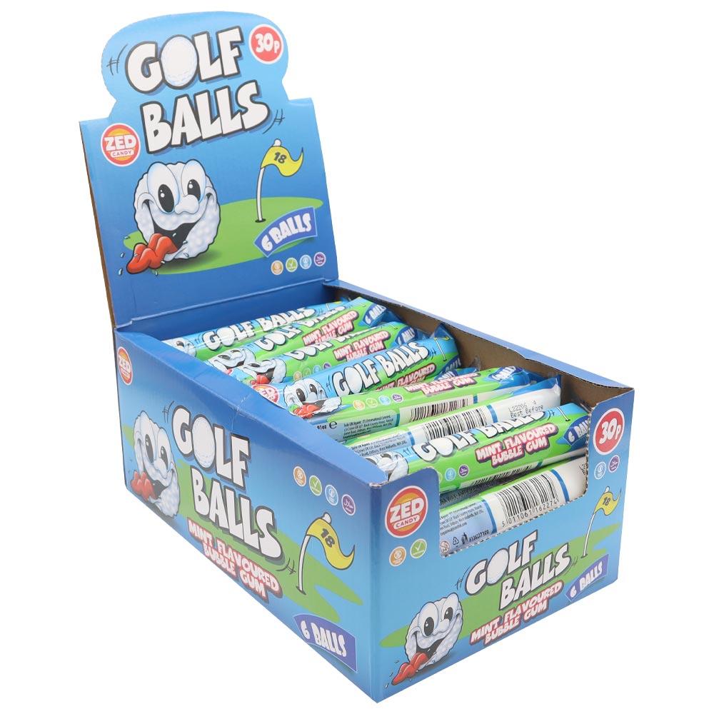 Zed Candy Golf Balls 6 Ball Pack 25.8g 30p PMP - 40 x 25.8g Packs