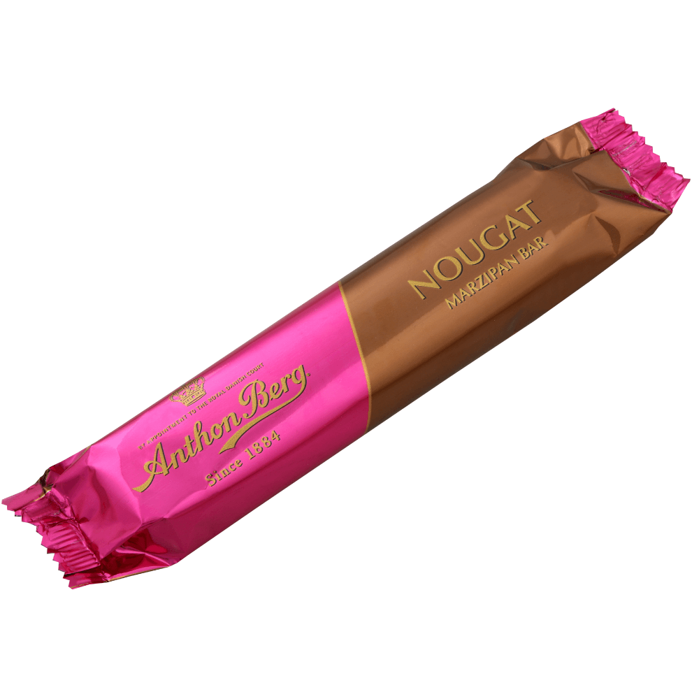 Anthon Berg Marzipan Nougat Bar 75g - 28 x 75g Bars