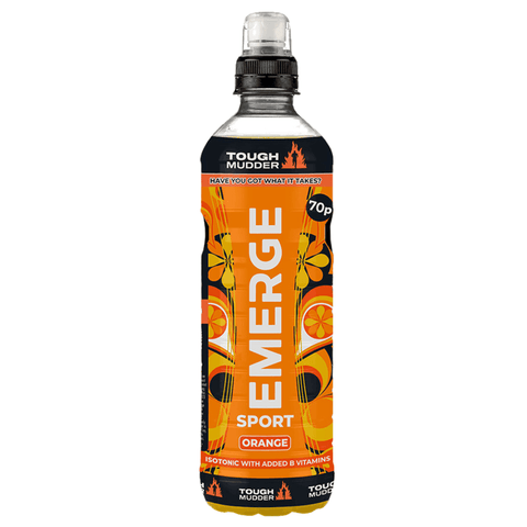 Emerge Sport Orange Bottle 500ml 70p PMP - 12 x 500ml Bottles