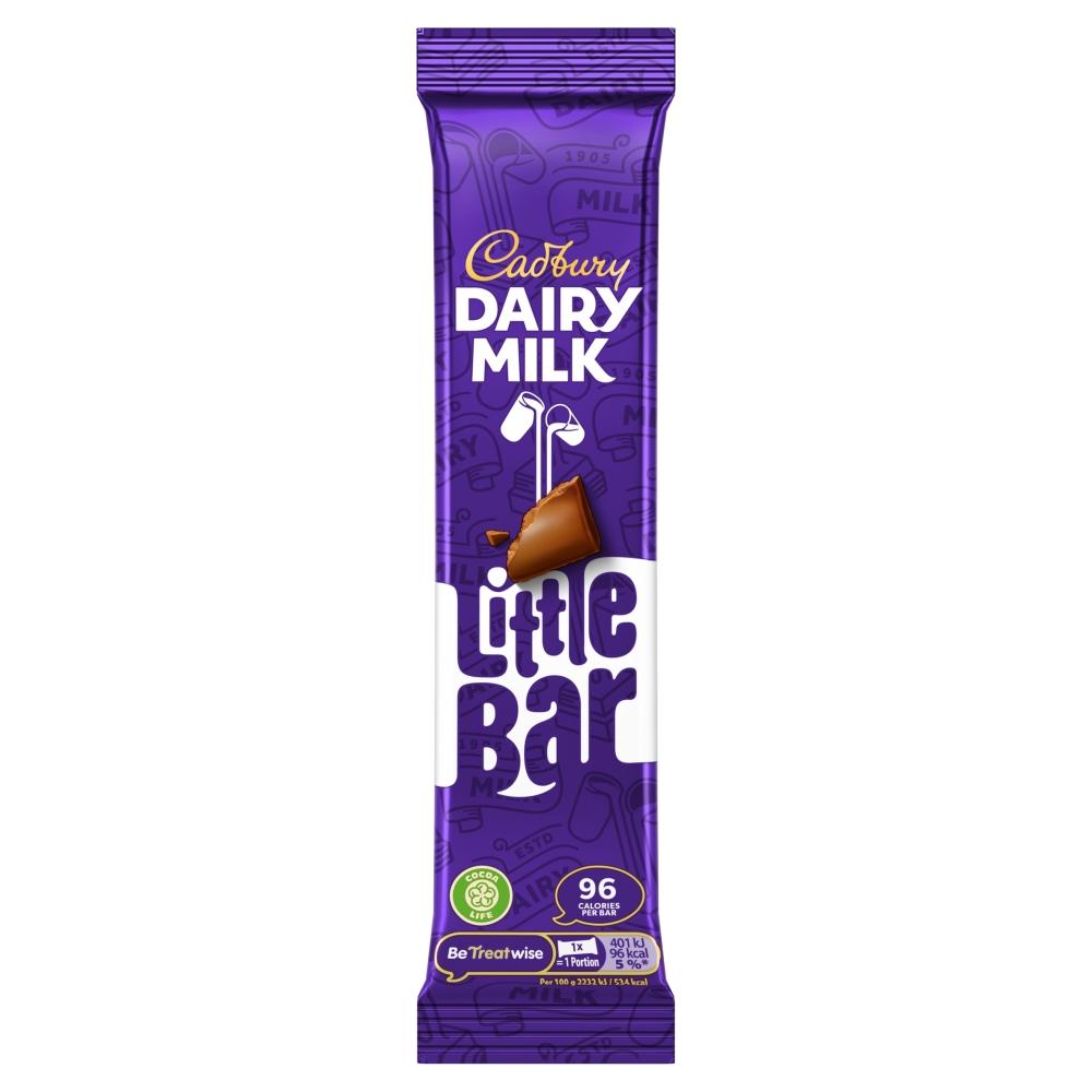 Cadbury Dairy Milk Little Bar 18g - 60 x 18g Bars
