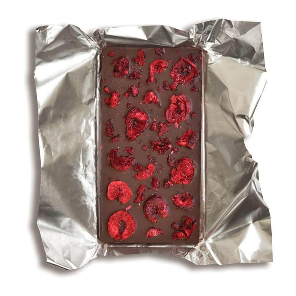 Dirty Cow Cherry Pop Plant Based Chocolate Bar 80g
