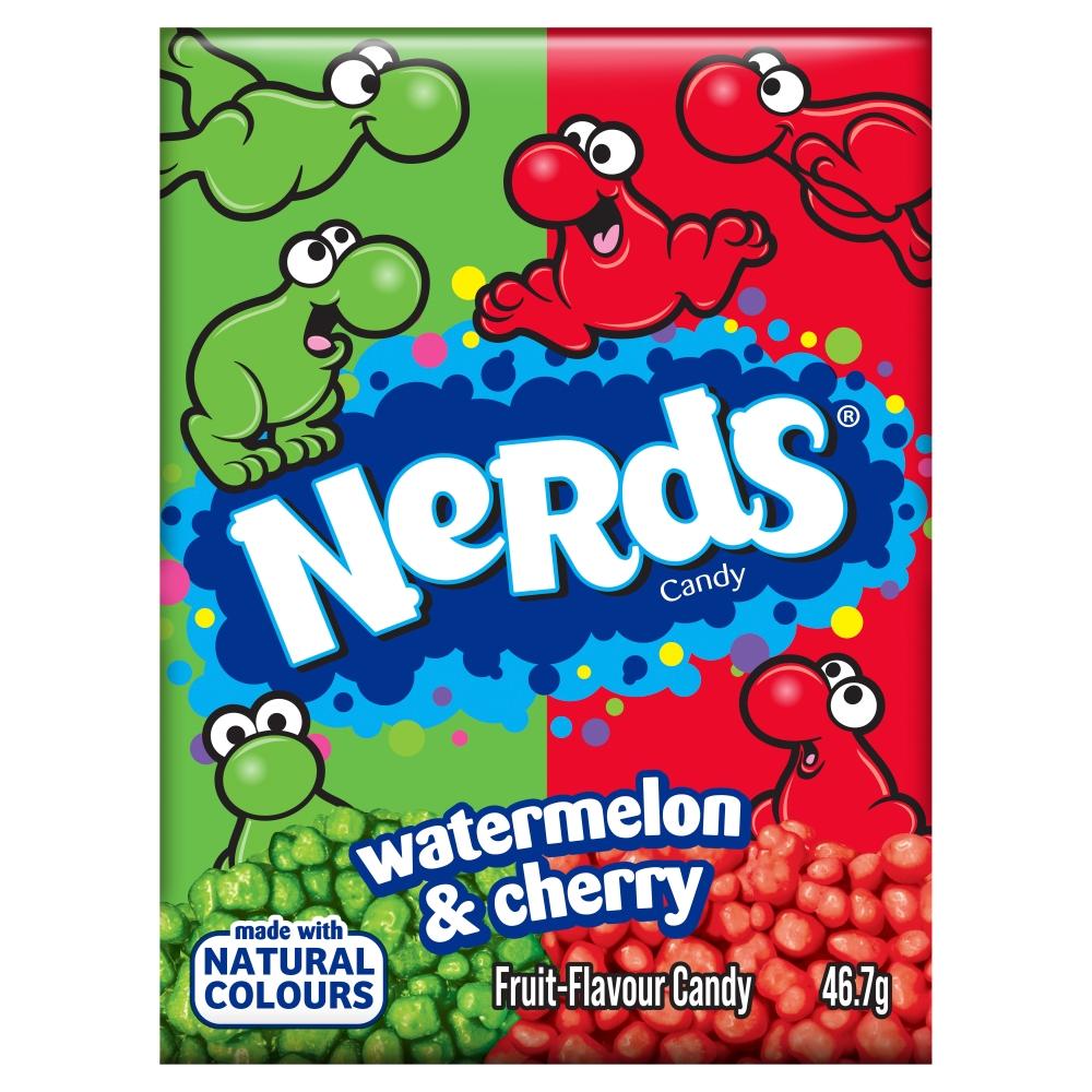 Nerds Watermelon & Cherry Fruit Flavour Candy 46.7g - 36 x 46.7g Boxes
