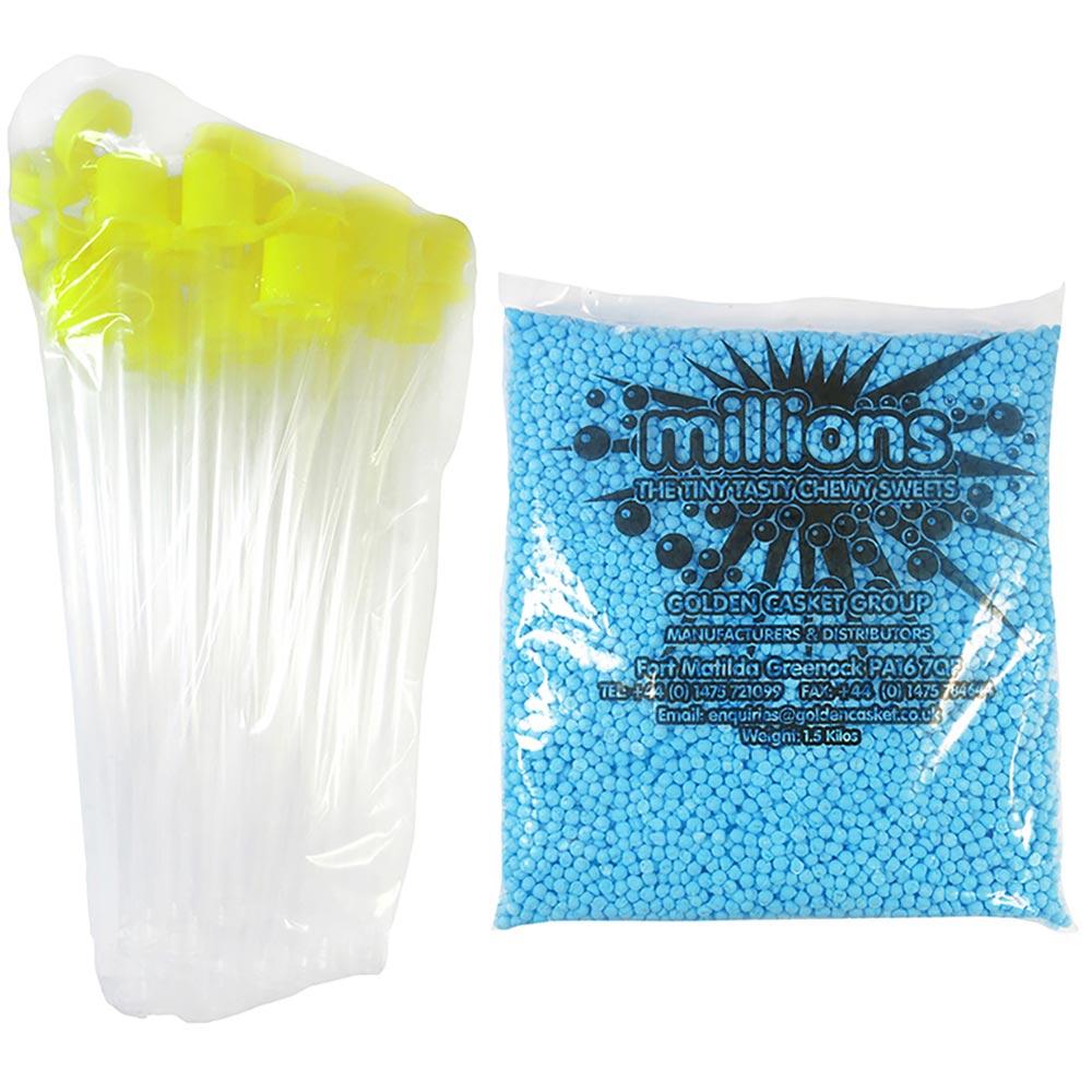 Millions Bubblegum 1.5kg Bag + 25 Tubes
