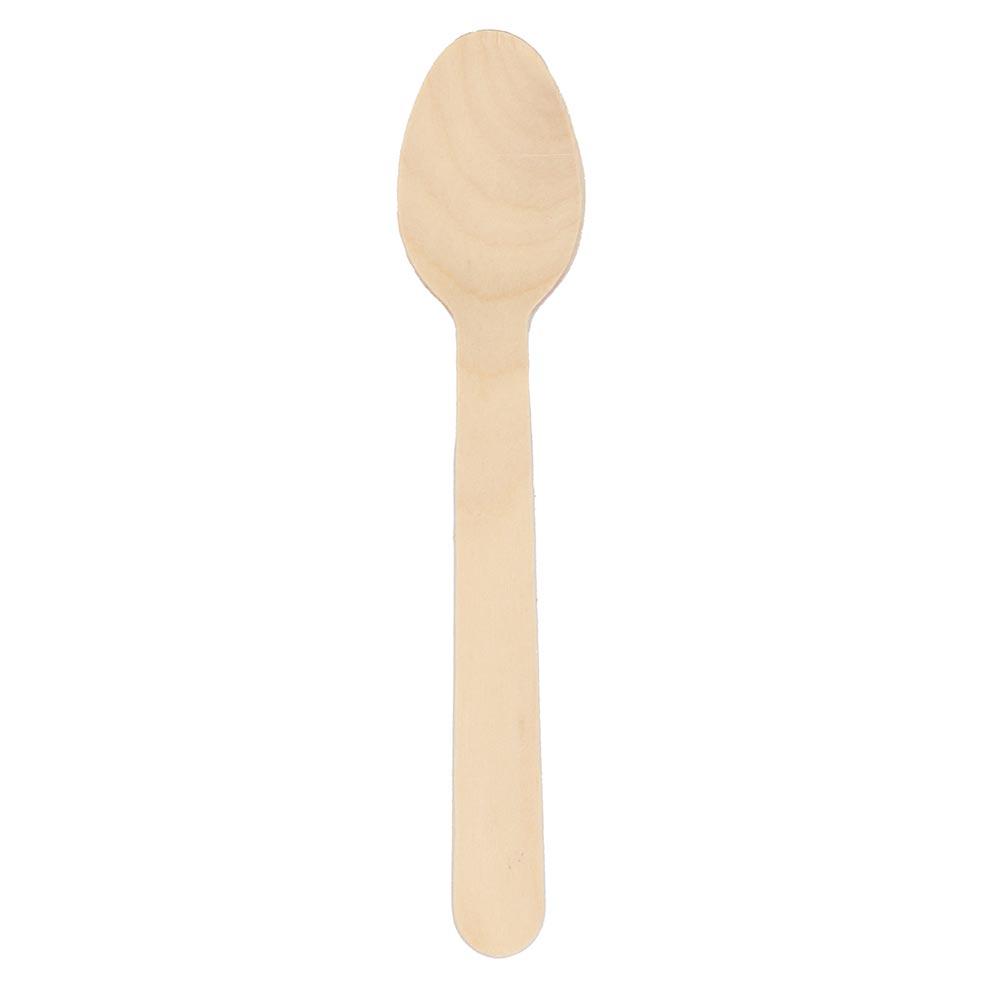 Accessories Wooden Spade Spoons 100 Pack