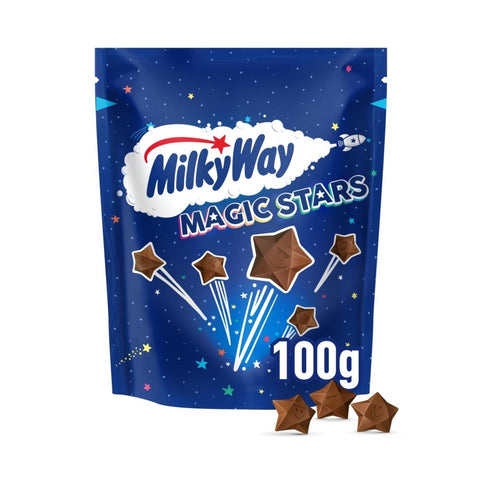 Milky Way Magic Stars Milk Chocolate Bites Pouch Bag 100g - 13 x 100g