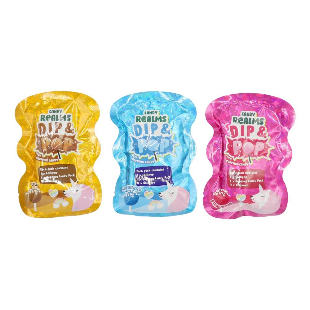 Candy Realms Unicorn Dip N Pop 16g - 36 x 16g Packs
