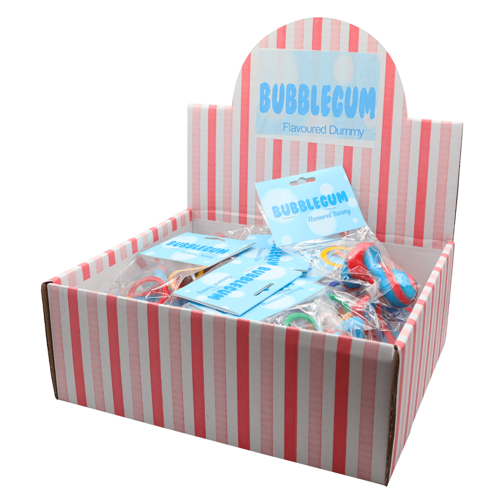 Bubblegum Dummies 56g - 30 x 56g Lollipops