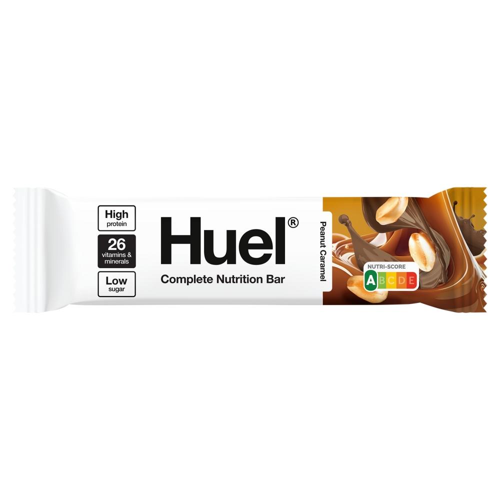 Huel Peanut Caramel Complete Nutrition Bar 51g - 12 x 51g Bars