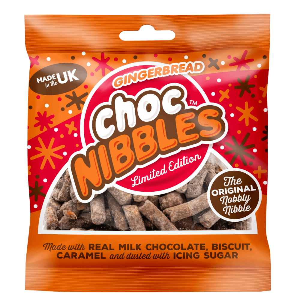 Sweet Dreams Gingerbread Limited Edition Choc Nibbles Bag 150g - 12 x 150g Bags