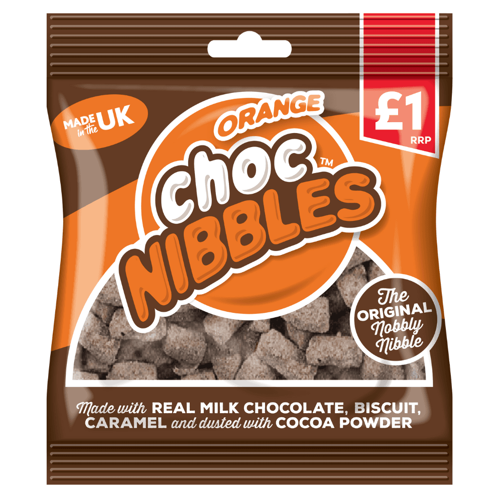 Sweet Dreams Orange Choc Nibbles Bag 135g £1 PMP - 12 x 135g Bags