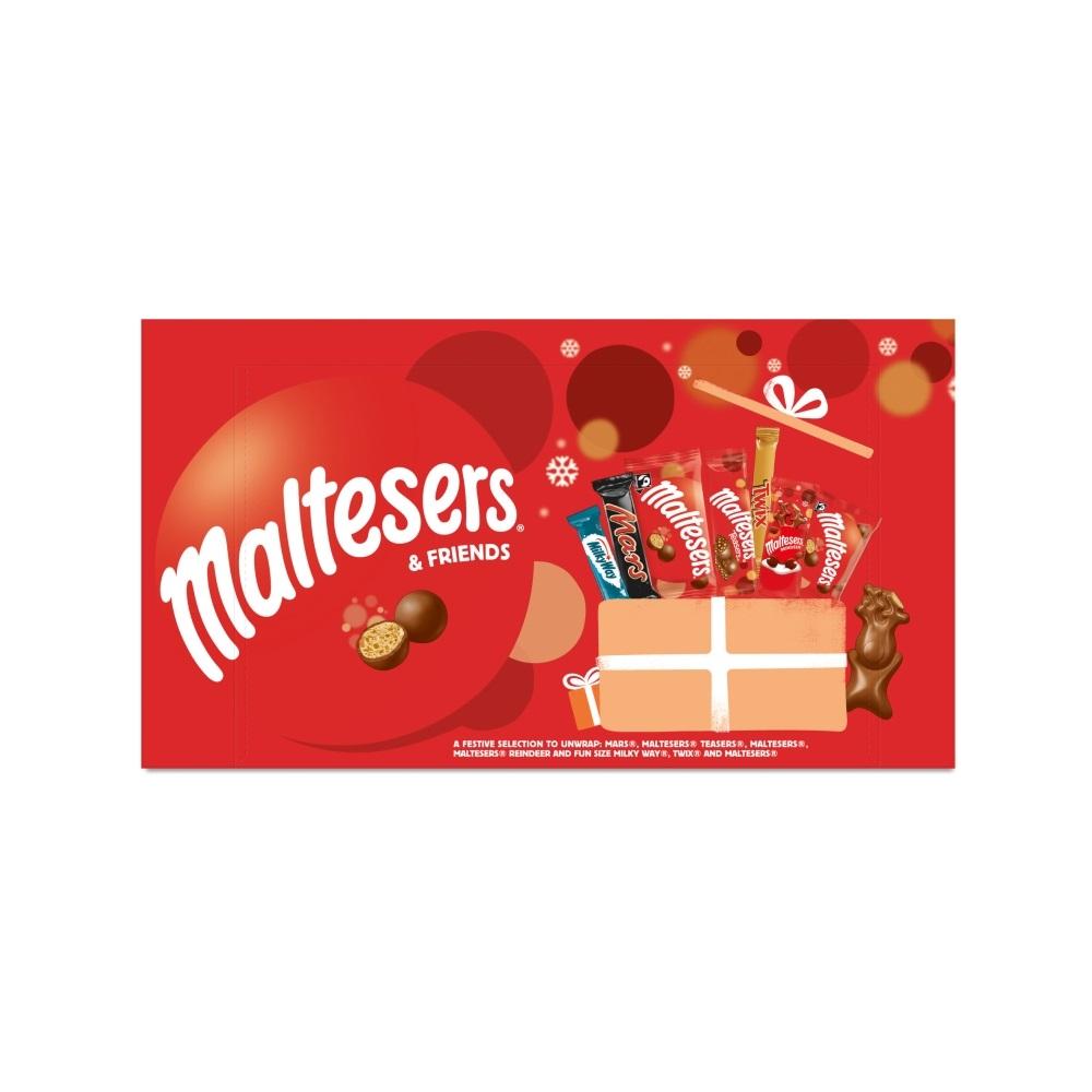 Maltesers and Friends Chocolate Large Christmas Selection Box 207g - 9 x 207g Boxes