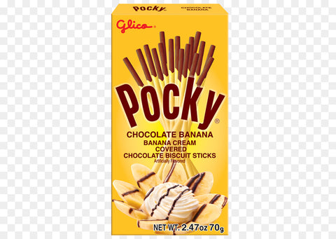 Pocky Chocolate Banana 70g - Pack of 10