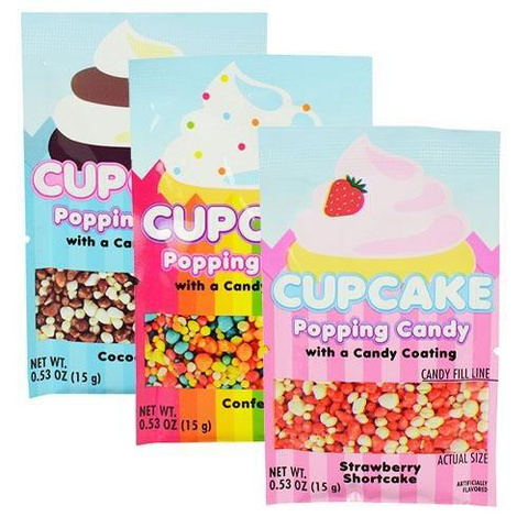 KoKo's Cupcake Popping Candy 15g - Pack of 20