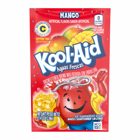 Kool Aid Unsweetened Mango 3.9g - Pack of 48