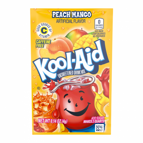 Kool Aid Unsweetened Peach - Mango 4g - Pack of 48