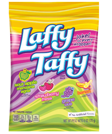 Laffy Taffy Peg Bag 170g - Pack of 12