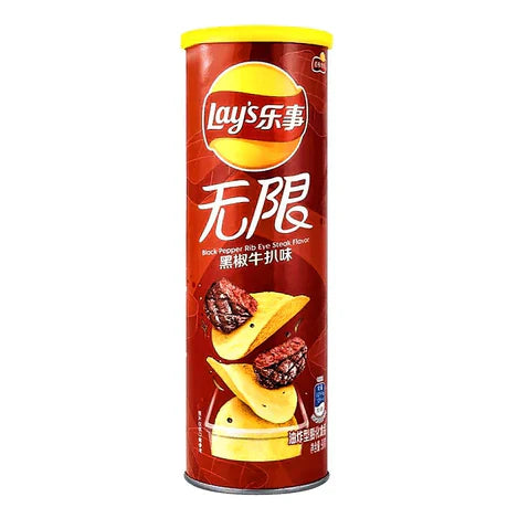 Lays Black Pepper Rib Eye Steak (China) 90g - Pack of 24