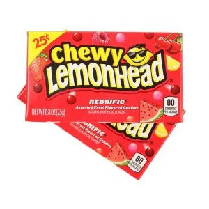Chewy Lemonhead Redrific 22g - Pack of 24